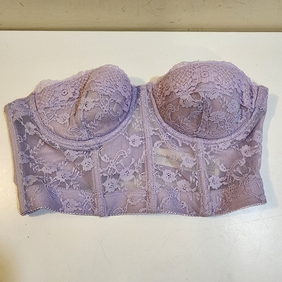 FOREVER 21 Lilac Corset bra 34B - Picture 6 of 8